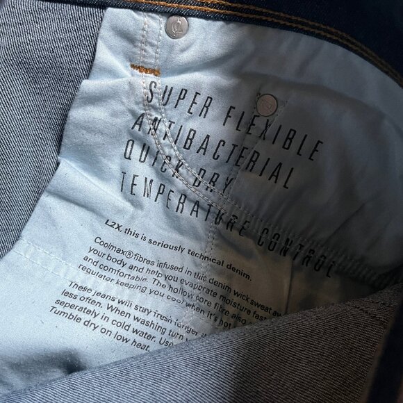 DU/ER Duer L2X Performance Relaxed Fit Jeans - Men's Size 34*30 - Blue - Picture 7 of 7